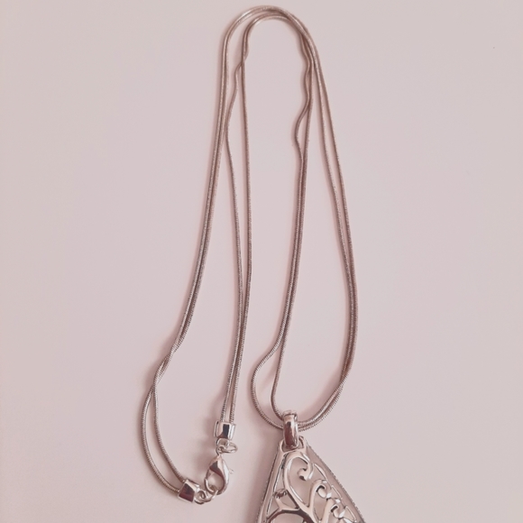 Silver Long Necklace - Picture 4 of 5